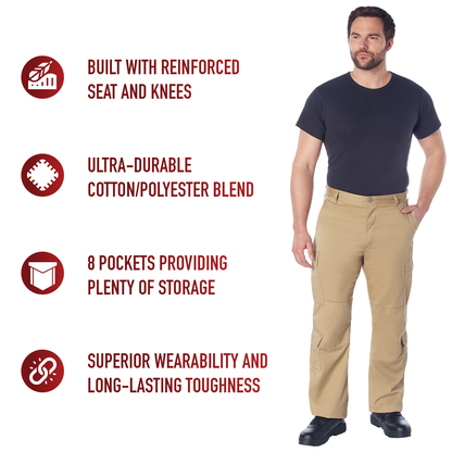 Vintage Paratrooper Cargo Fatigue Pants