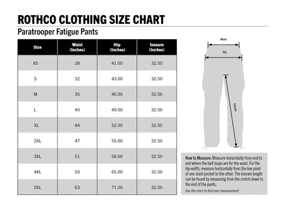 Vintage Paratrooper Cargo Fatigue Pants