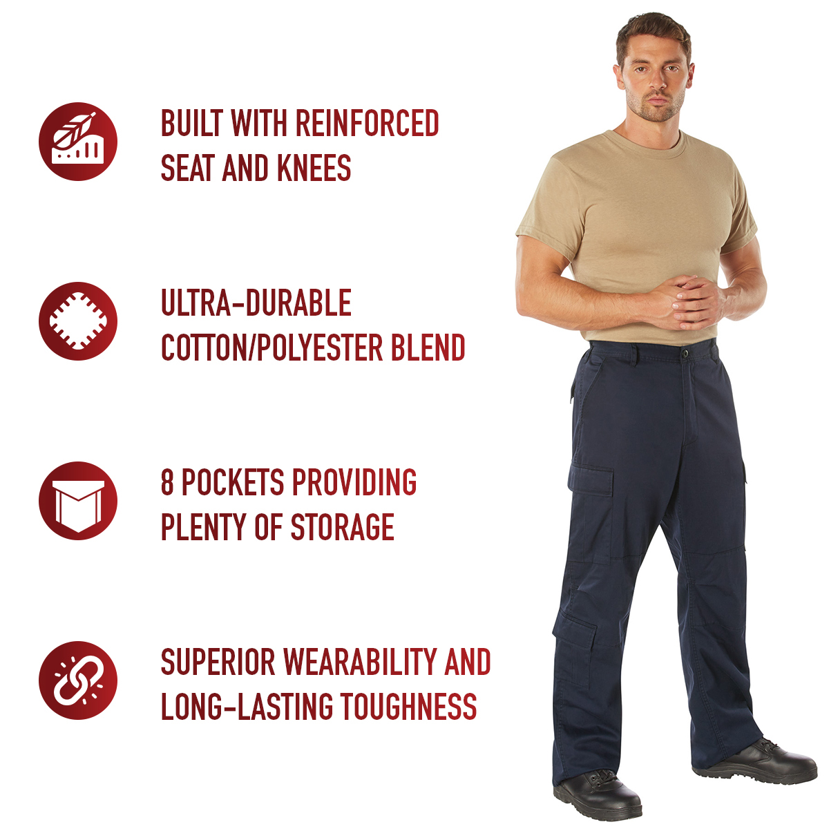 Vintage Paratrooper Cargo Fatigue Pants