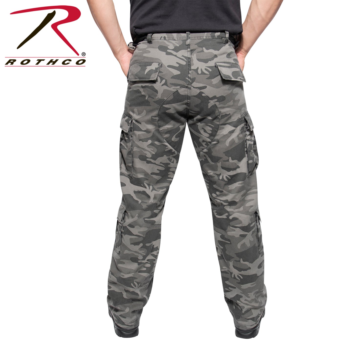 Vintage Paratrooper Cargo Fatigue Pants