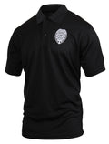 Rothco Moisture Wicking Security Polo Shirt With Badge - Tactical Choice Plus
