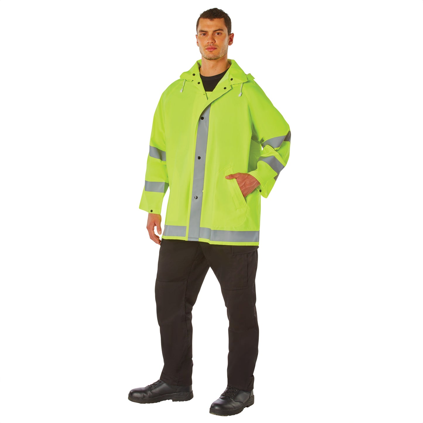 Safety Reflective Rain Jacket