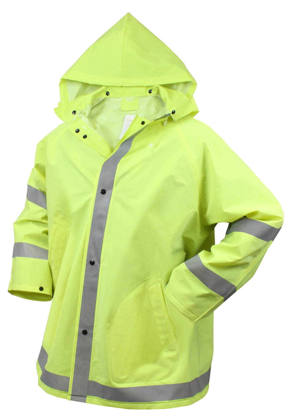 Rothco Safety Reflective Rain Jacket - Tactical Choice Plus