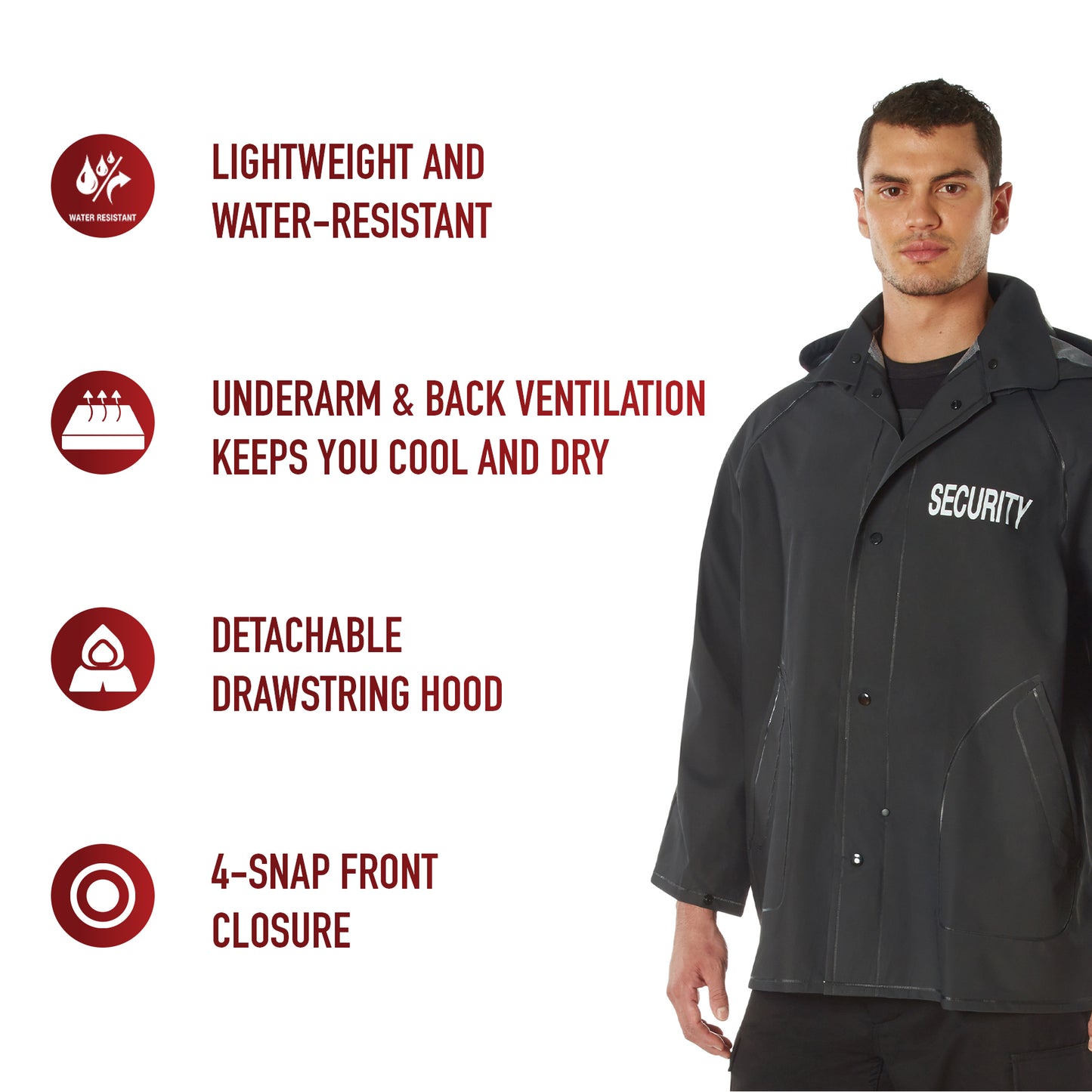 Security Rain Jacket