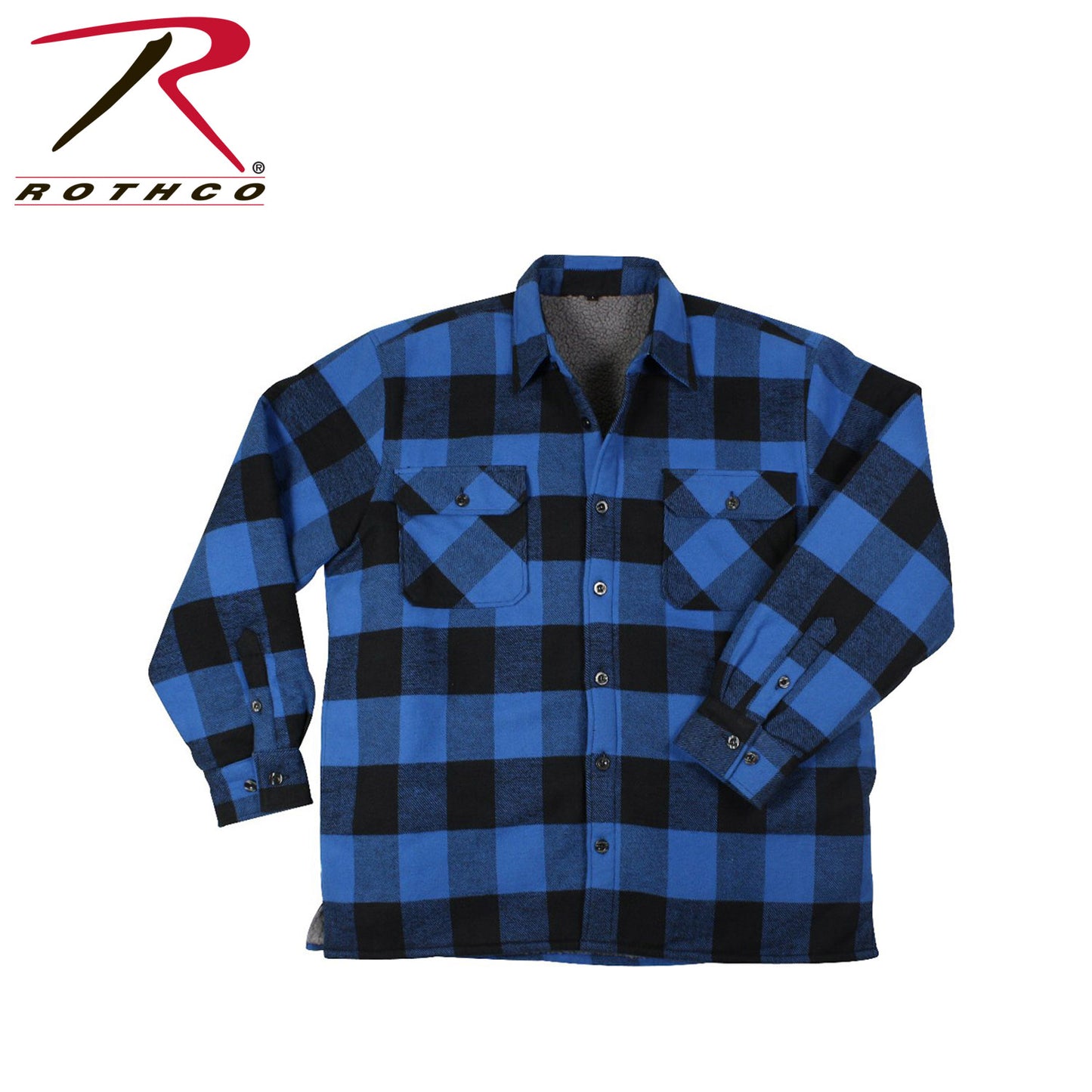 Extra Heavyweight Buffalo Plaid Sherpa Lined Flannel Shirts