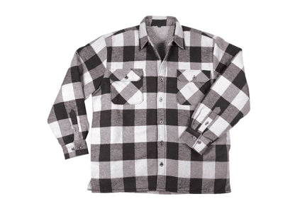 Extra Heavyweight Buffalo Plaid Sherpa Lined Flannel Shirts