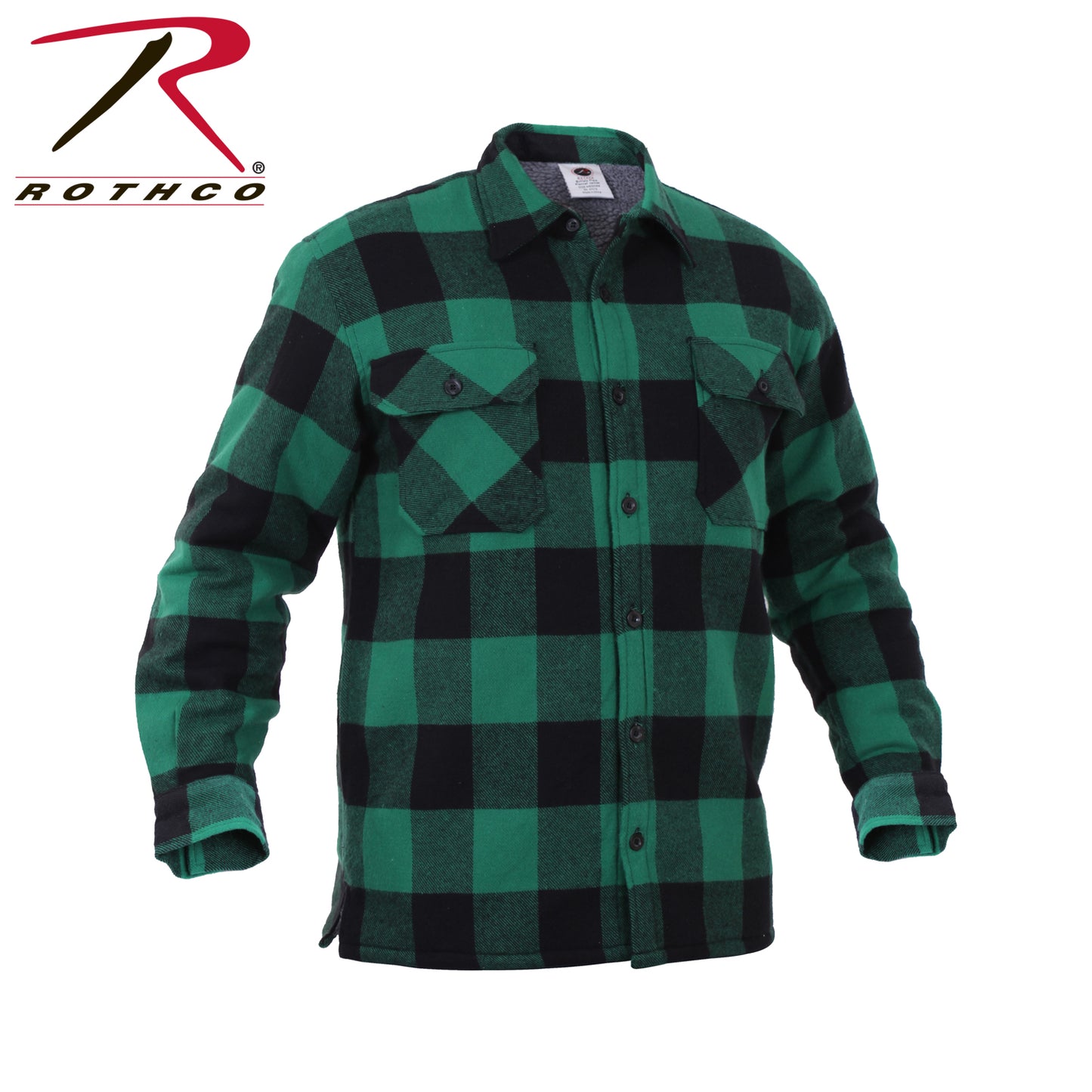 Extra Heavyweight Buffalo Plaid Sherpa Lined Flannel Shirts