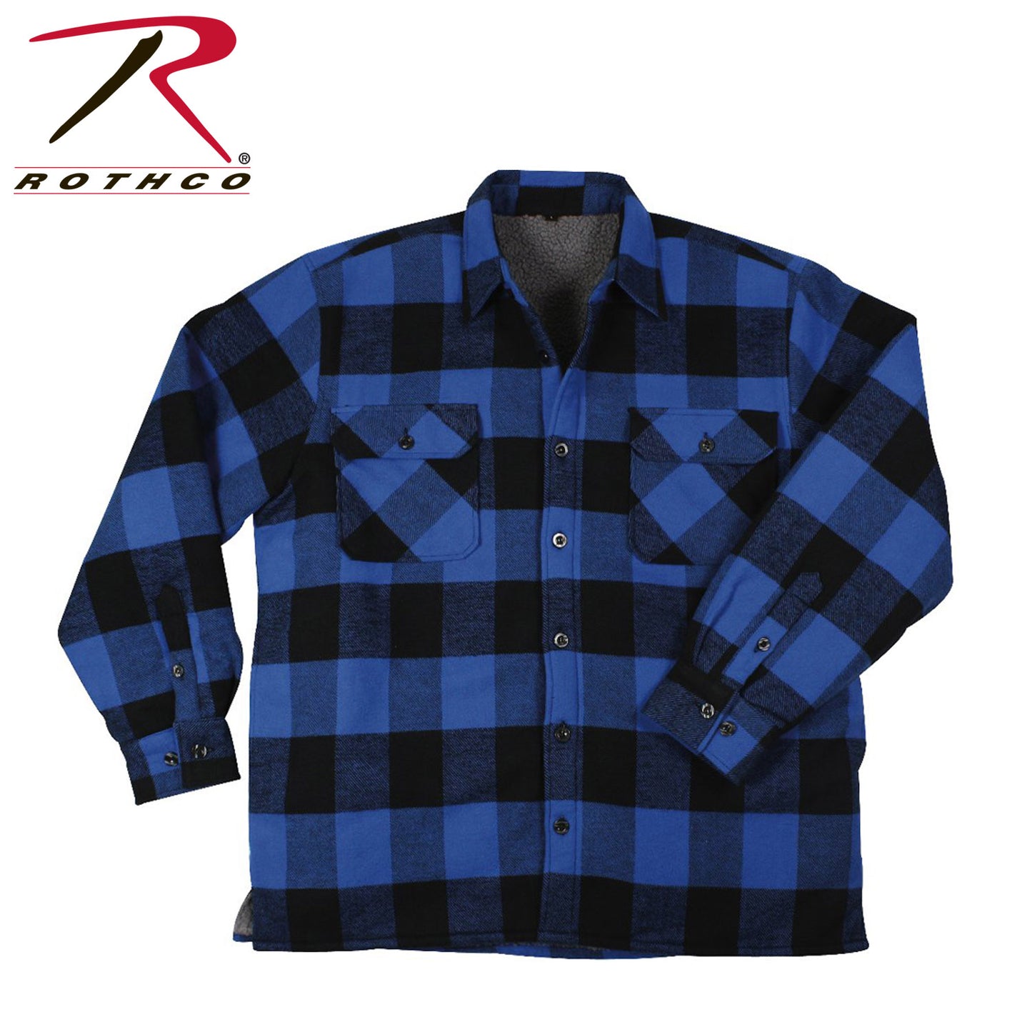 Extra Heavyweight Buffalo Plaid Sherpa Lined Flannel Shirts