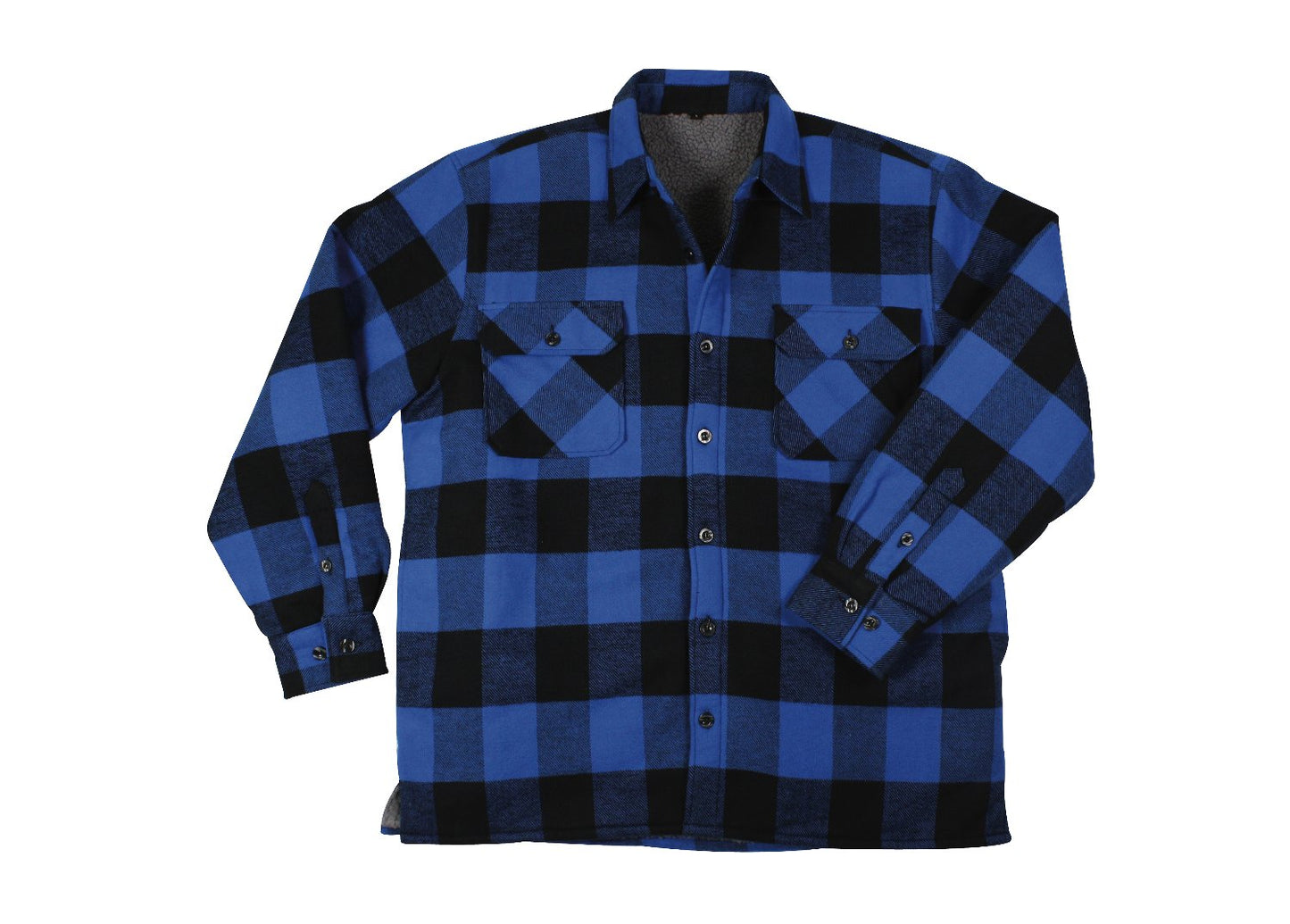 Extra Heavyweight Buffalo Plaid Sherpa Lined Flannel Shirts