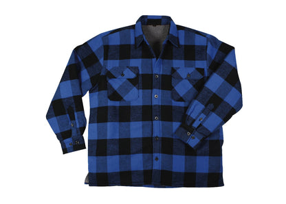 Extra Heavyweight Buffalo Plaid Sherpa Lined Flannel Shirts