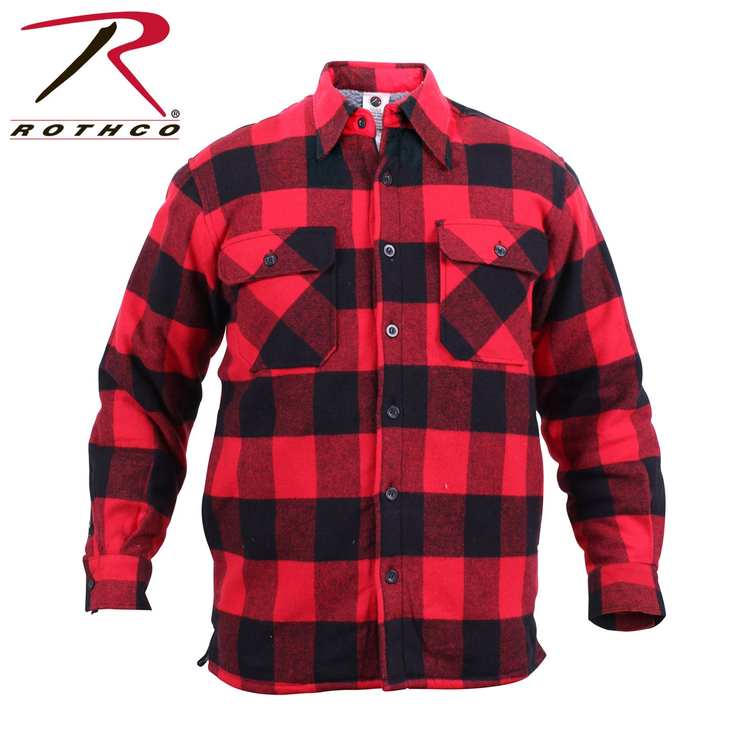 Extra Heavyweight Buffalo Plaid Sherpa Lined Flannel Shirts