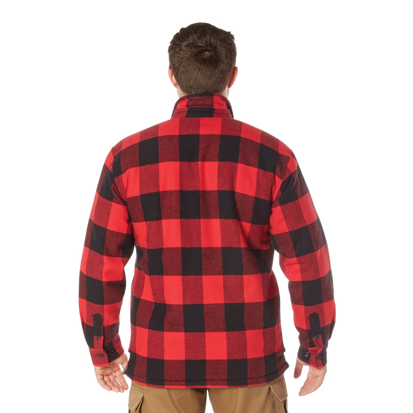 Extra Heavyweight Buffalo Plaid Sherpa Lined Flannel Shirts