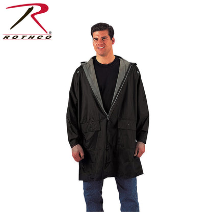 Reversible 3/4 Length Rain Parka