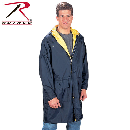 Reversible 3/4 Length Rain Parka
