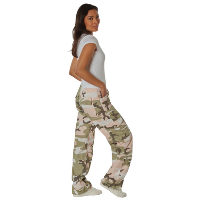 Women's Camo Vintage Paratrooper Fatigue Pants