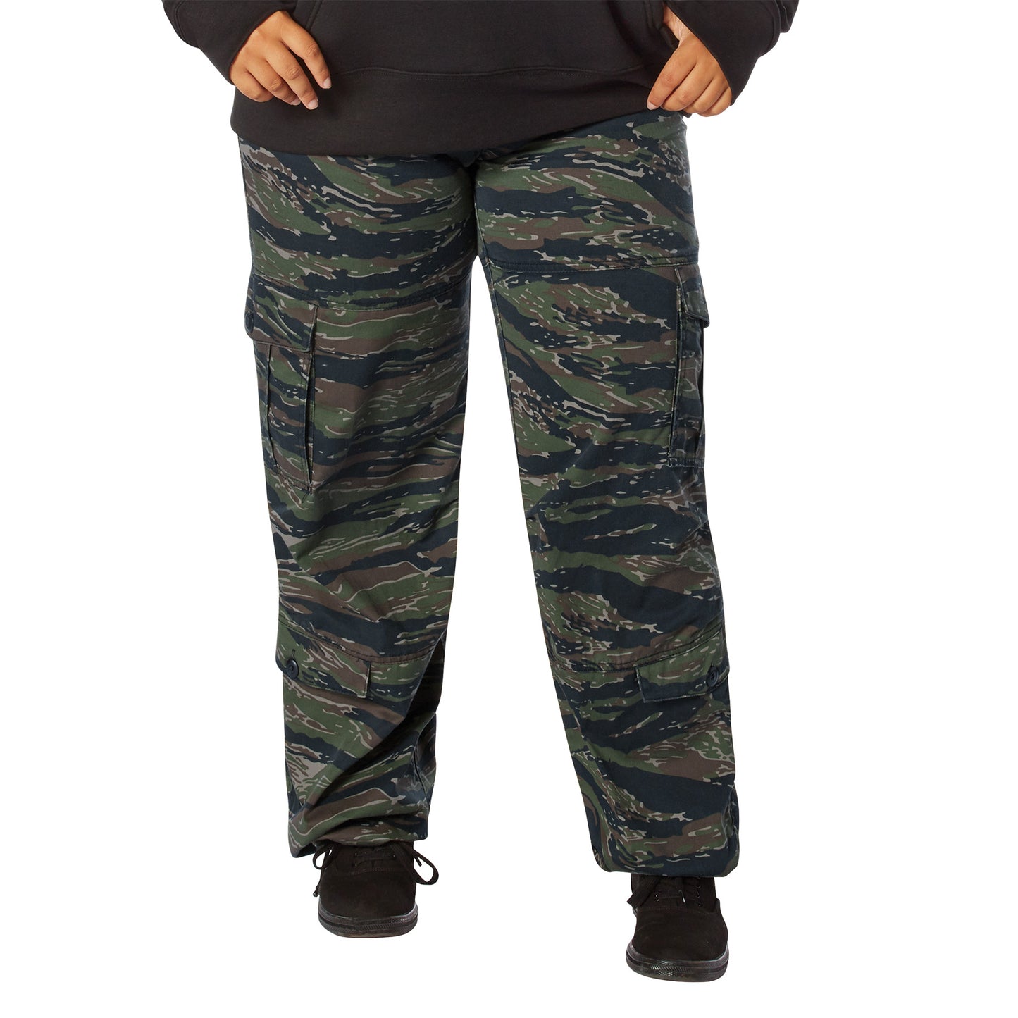Women's Camo Vintage Paratrooper Fatigue Pants