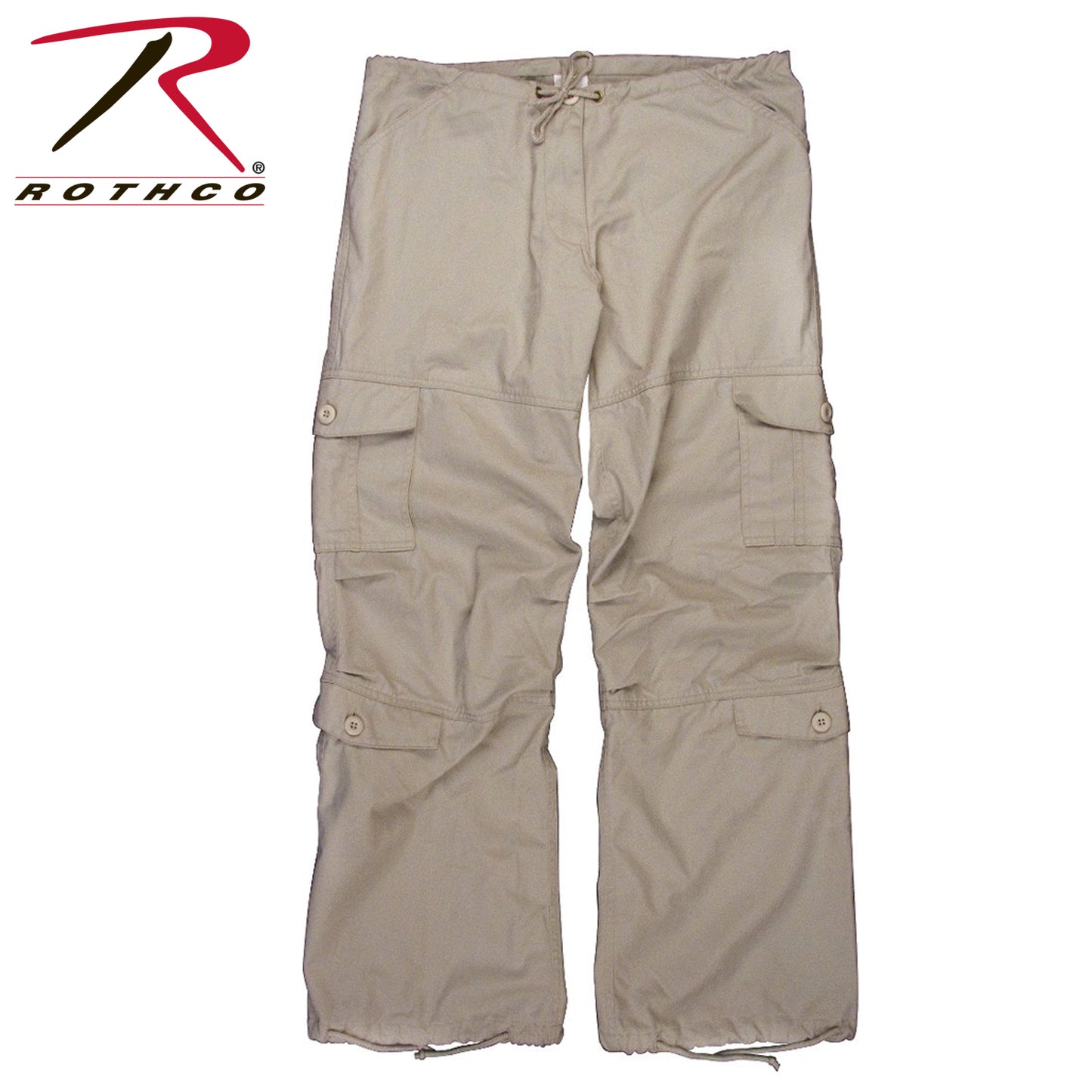 Women's Camo Vintage Paratrooper Fatigue Pants