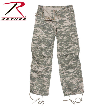 Women's Camo Vintage Paratrooper Fatigue Pants