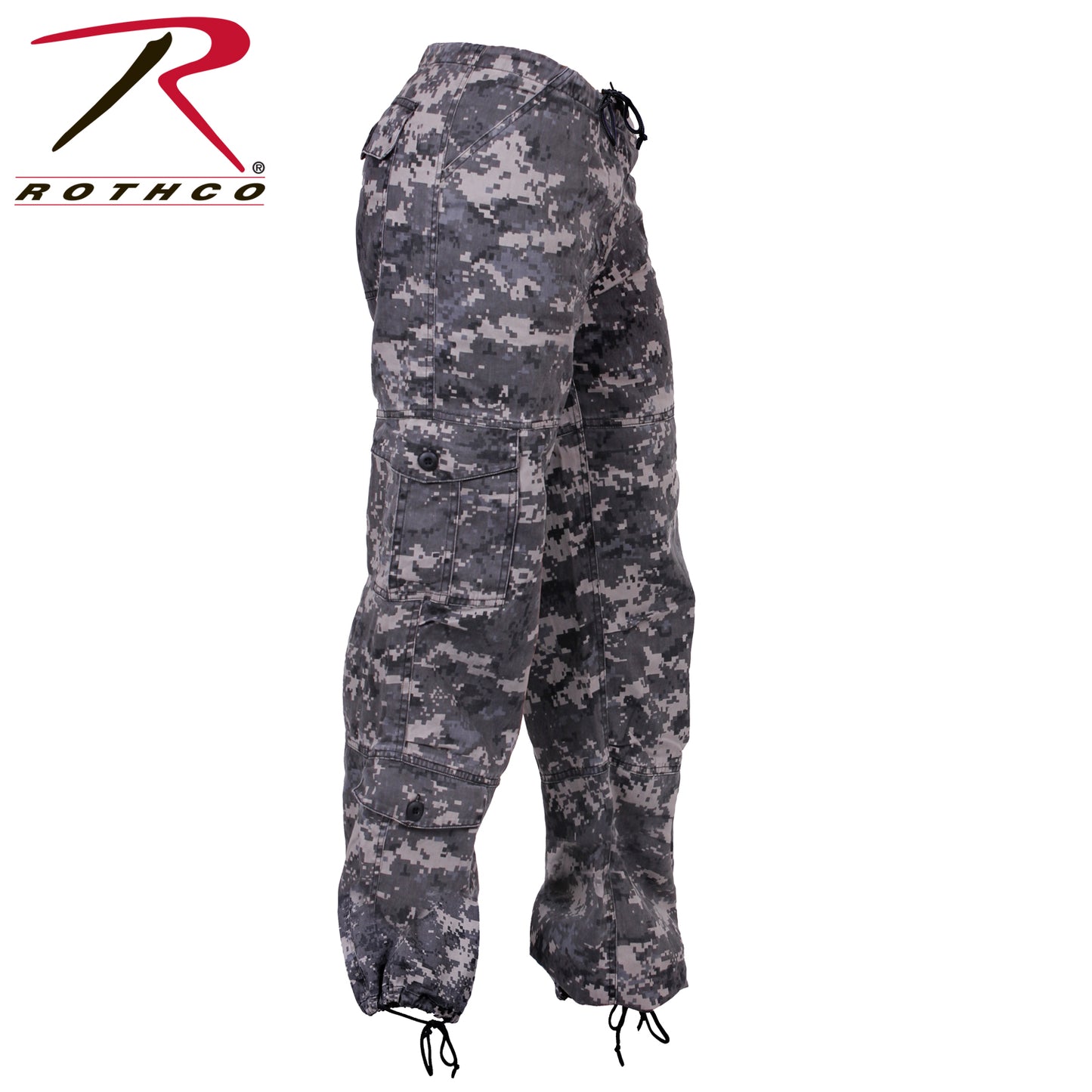 Women's Camo Vintage Paratrooper Fatigue Pants