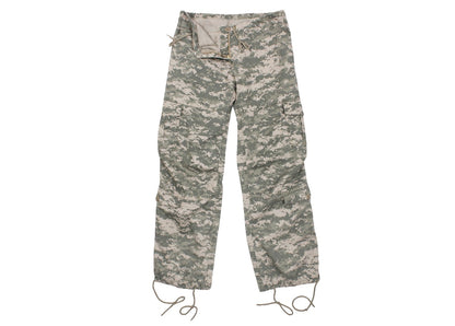 Women's Camo Vintage Paratrooper Fatigue Pants