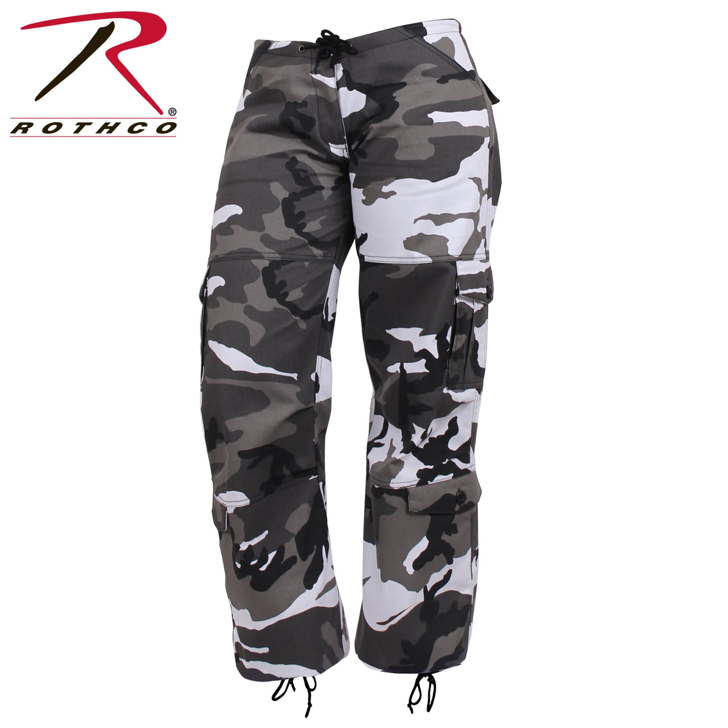 Women's Camo Vintage Paratrooper Fatigue Pants