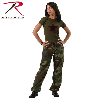 Womens Vintage Paratrooper Fatigue Pants