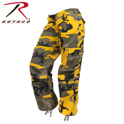 Women's Camo Vintage Paratrooper Fatigue Pants