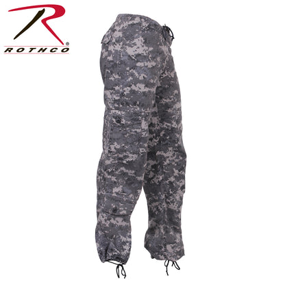Women's Camo Vintage Paratrooper Fatigue Pants