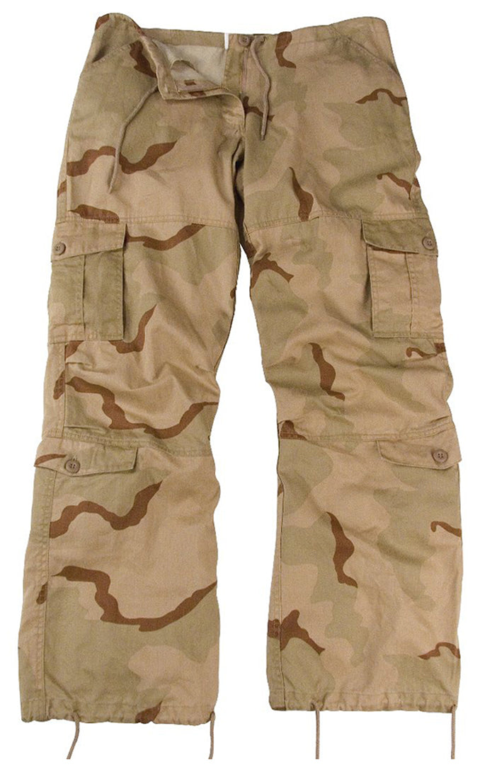Womens Vintage Paratrooper Fatigue Pants