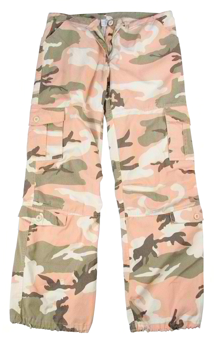 Rothco Women's Camo Vintage Paratrooper Fatigue Pants - Tactical Choice Plus