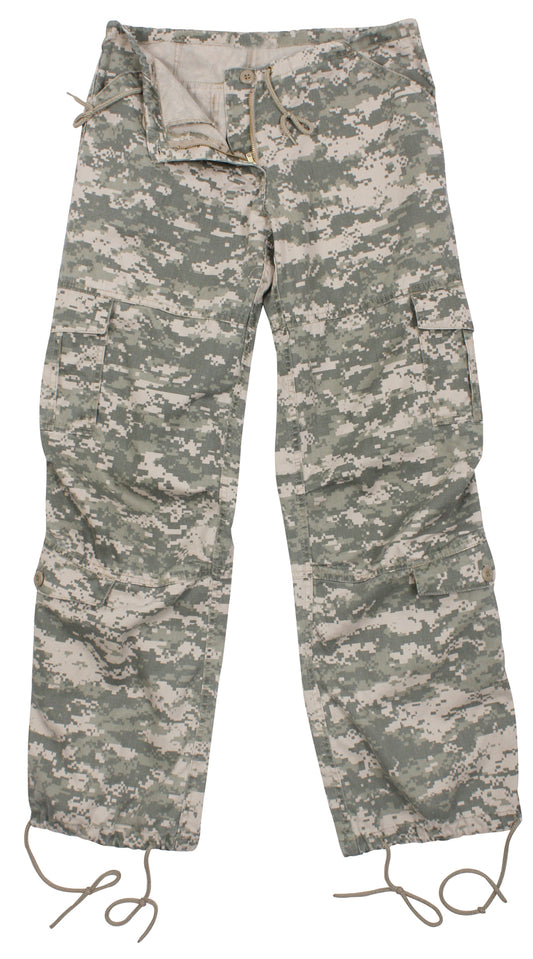 Rothco Women's Camo Vintage Paratrooper Fatigue Pants - Tactical Choice Plus
