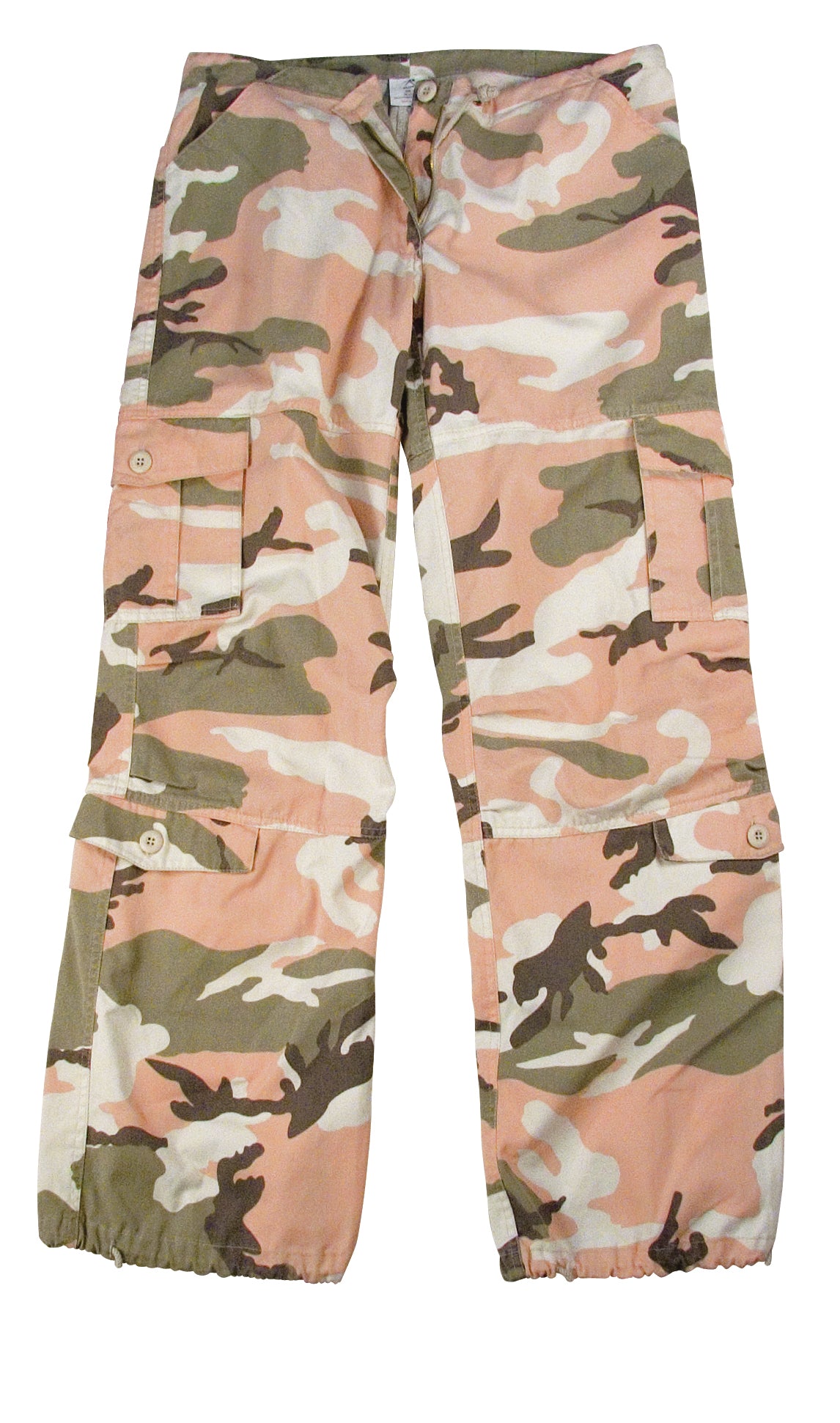 Women's Camo Vintage Paratrooper Fatigue Pants