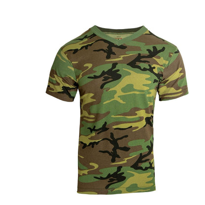 Camo V-Neck T-Shirt - Tactical Choice Plus