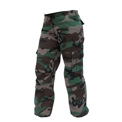 Rothco Womens Unwashed Camo Paratrooper Fatigue Pants - Tactical Choice Plus