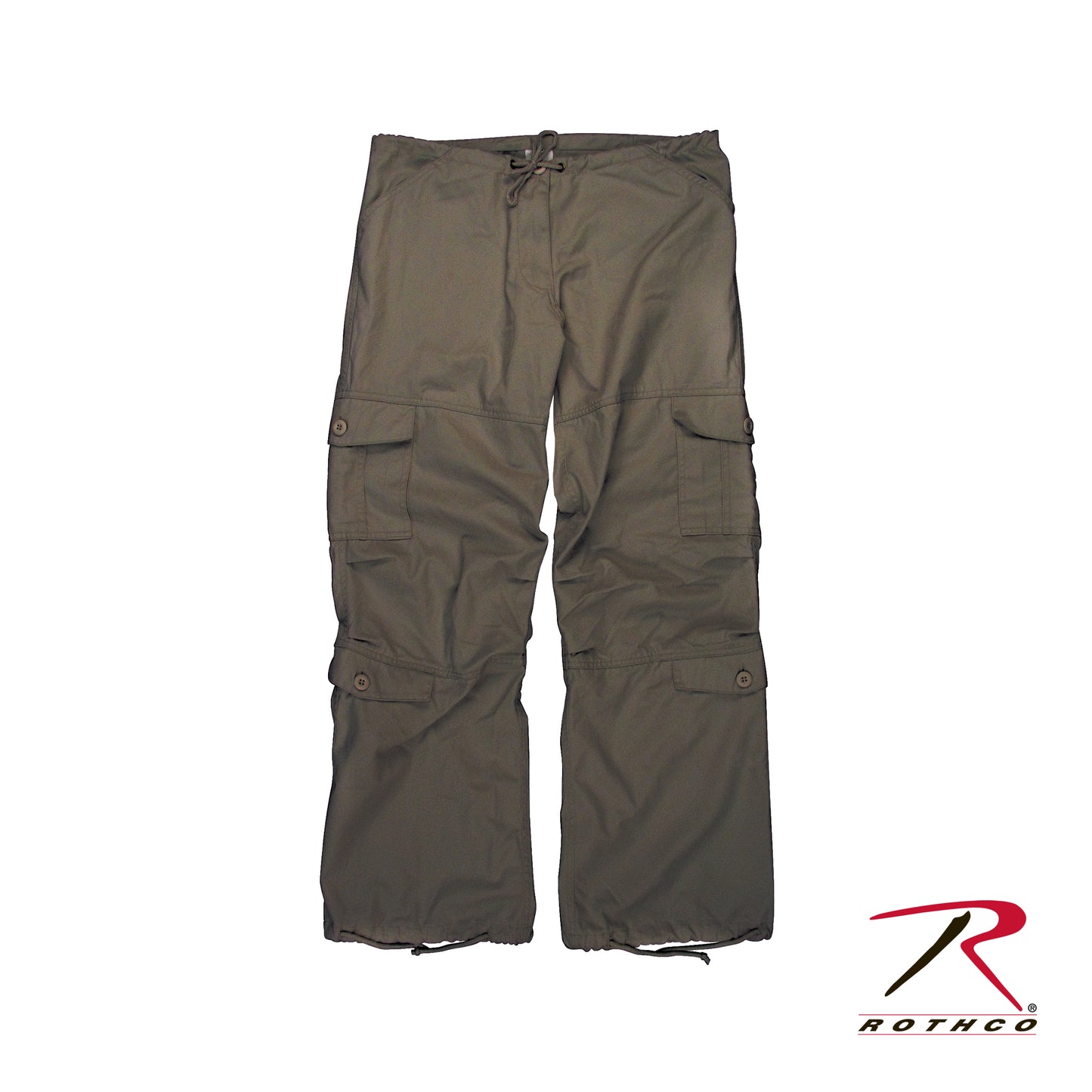 Women's Camo Vintage Paratrooper Fatigue Pants