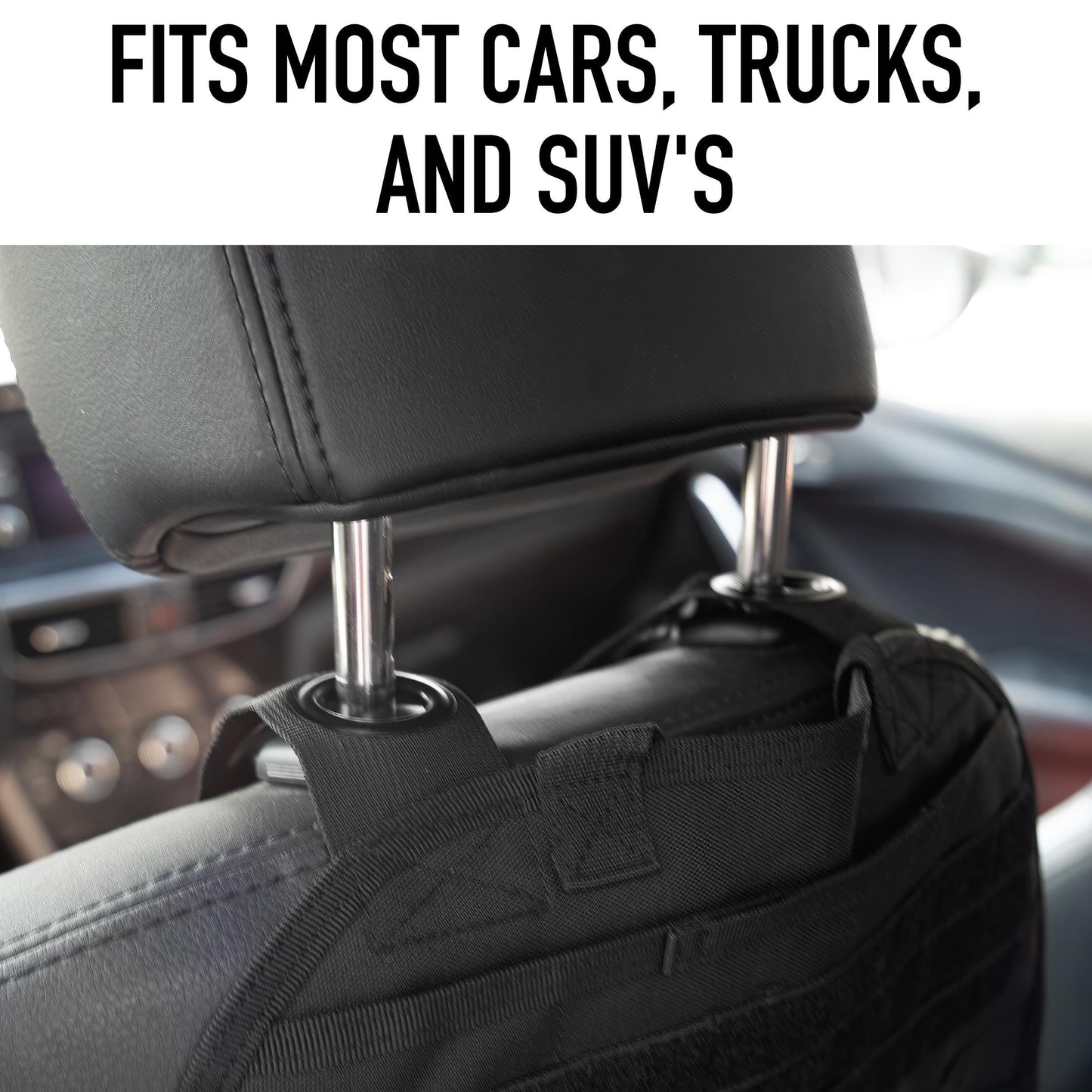 Rothco Tactical Car Seat Panel - Black - Tactical Choice Plus