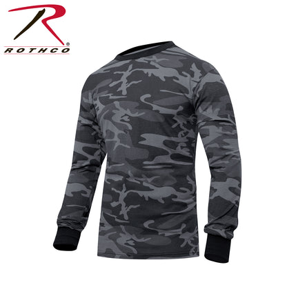 Long Sleeve Color Camo T-Shirt