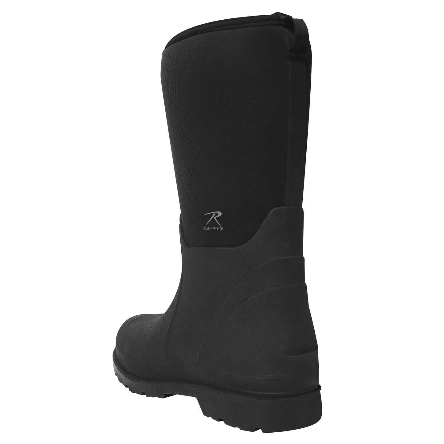 Waterproof Rubber Boots - Black - 14.5 Inch