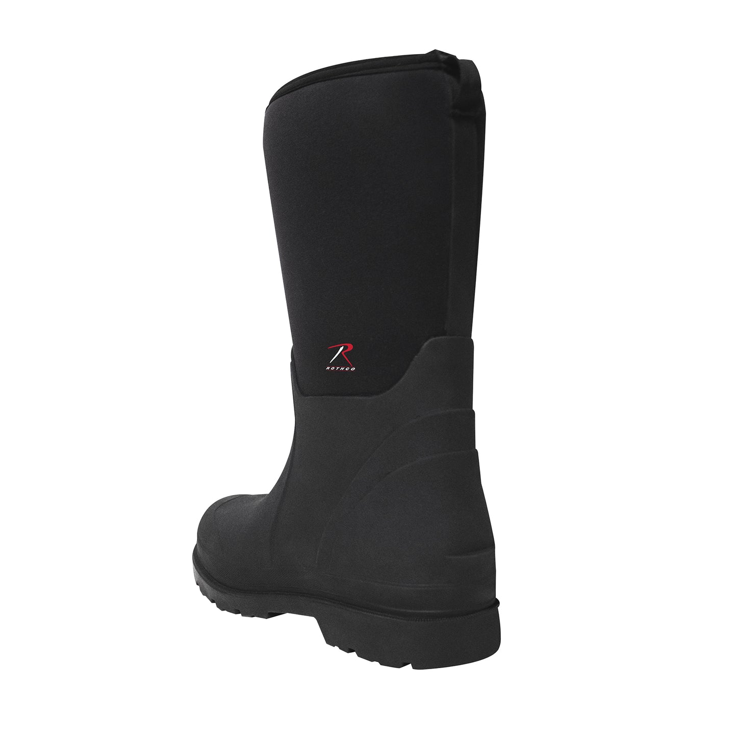 Waterproof Rubber Boots - Black - 14.5 Inch