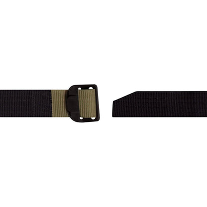Reversible Airport Friendly Riggers Belt - Black / Coyote - Tactical Choice Plus