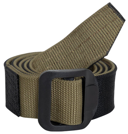 Reversible Airport Friendly Riggers Belt - Black / Coyote - Tactical Choice Plus