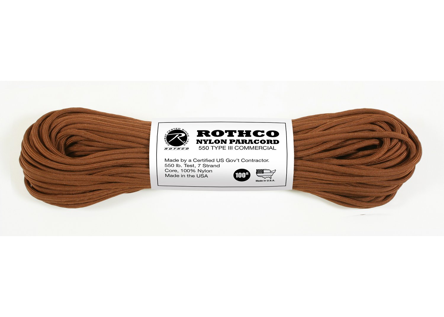 Rothco Nylon Paracord Type III 550 LB - Tactical Choice Plus