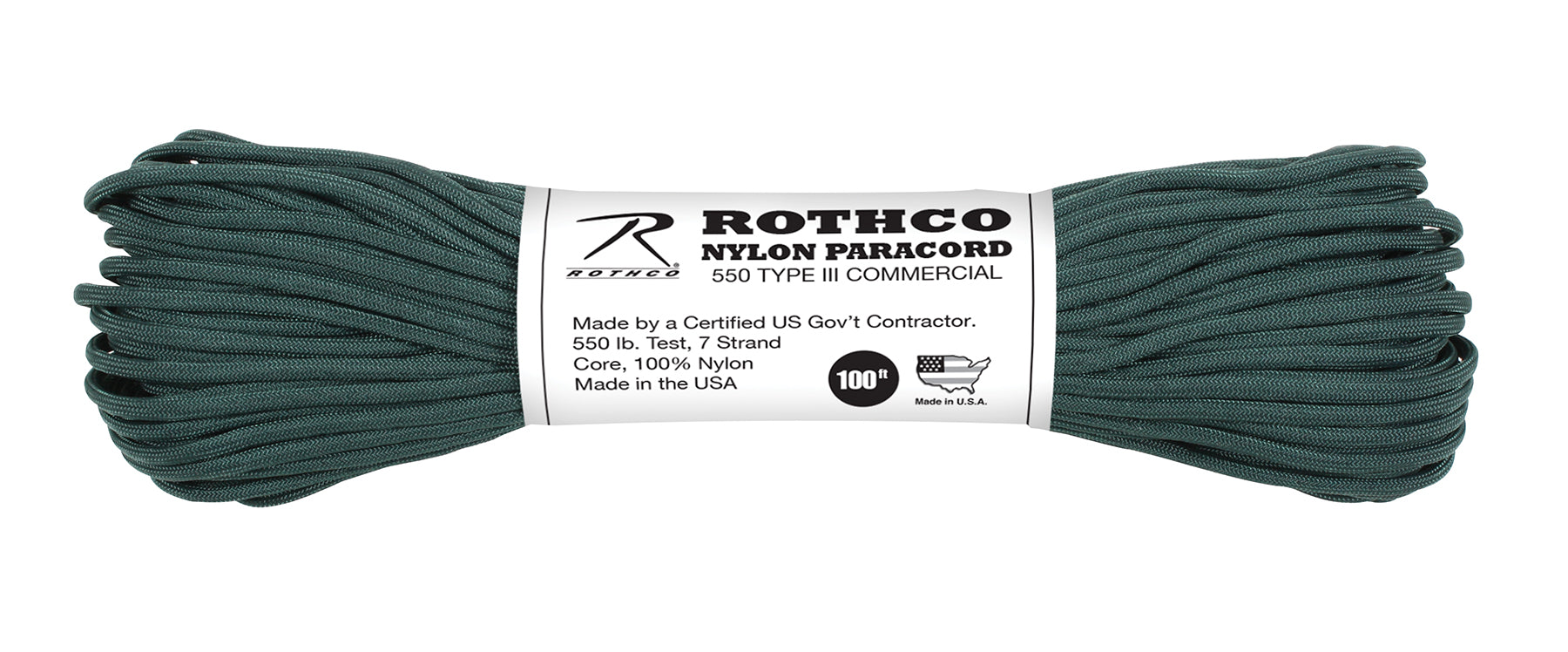 Rothco Nylon Paracord Type III 550 LB - Tactical Choice Plus