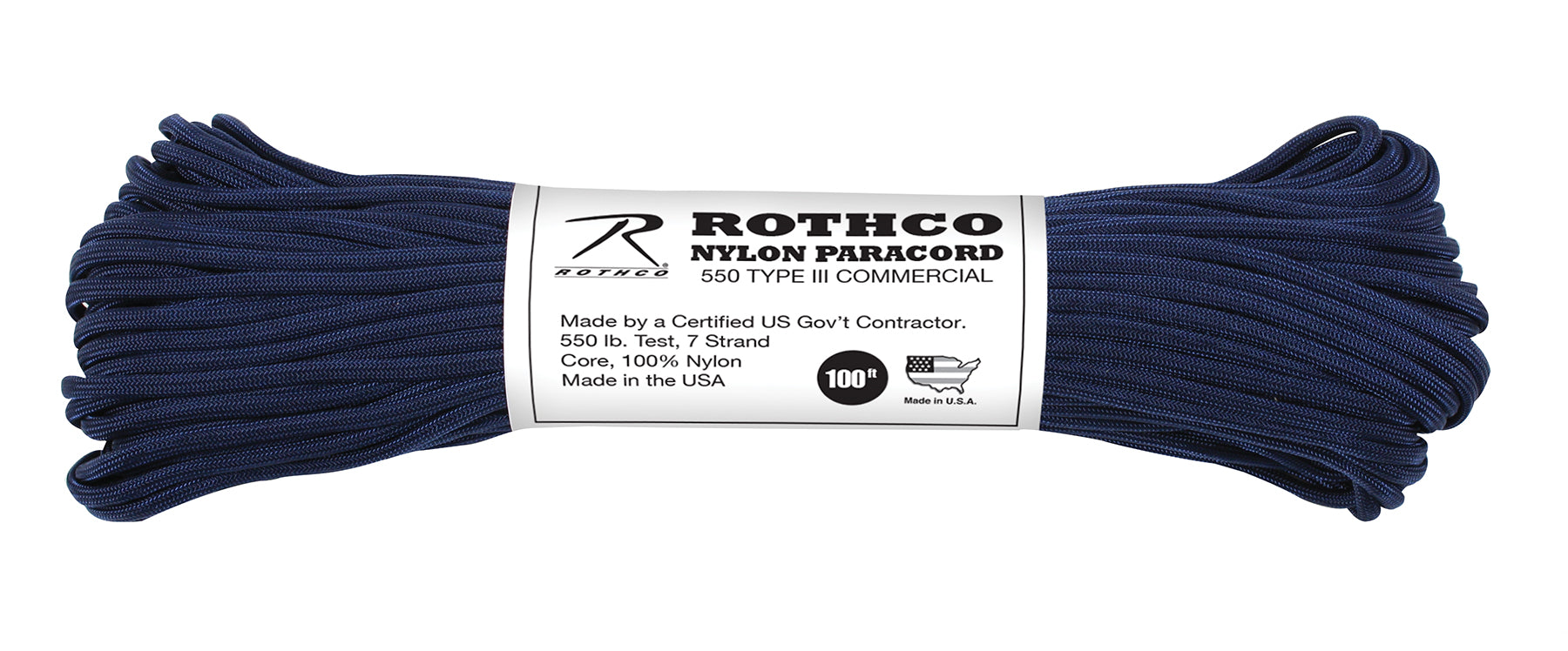 Rothco Nylon Paracord Type III 550 LB - Tactical Choice Plus