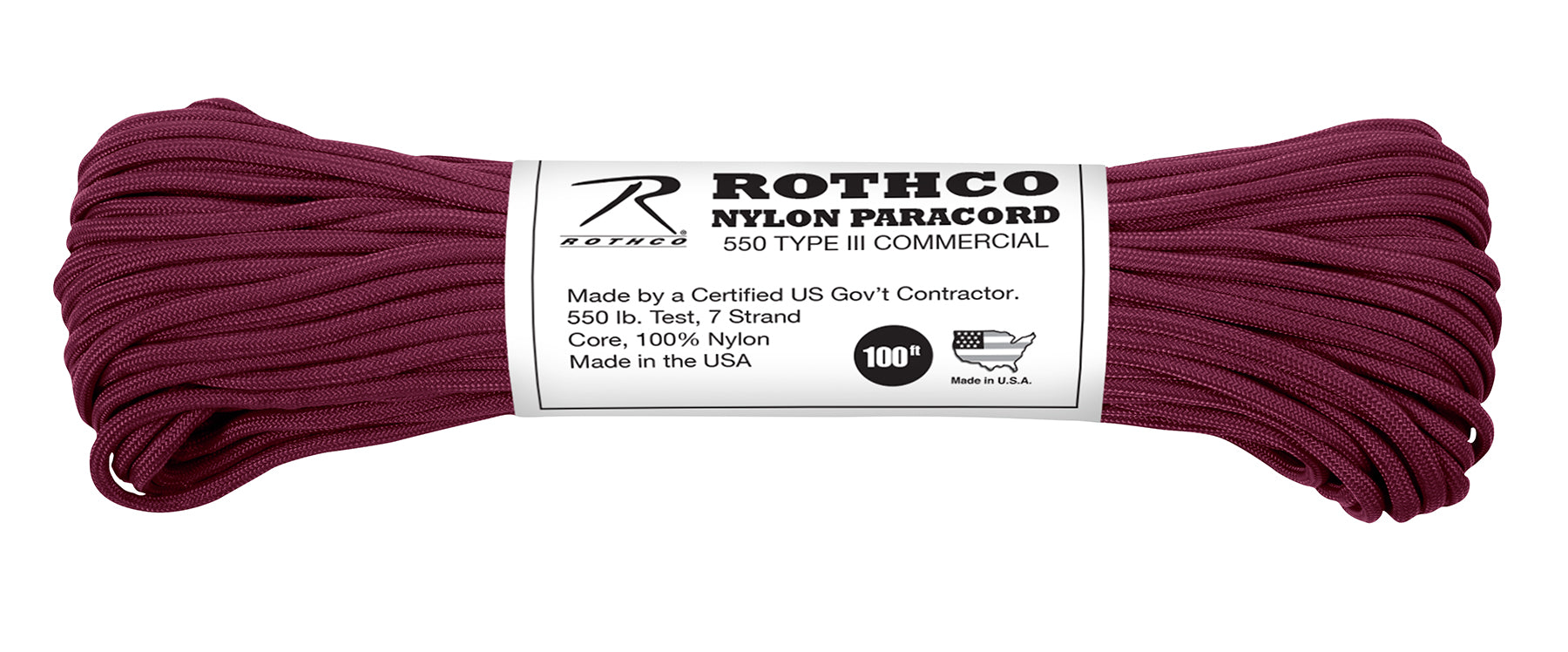 Rothco Nylon Paracord Type III 550 LB - Tactical Choice Plus