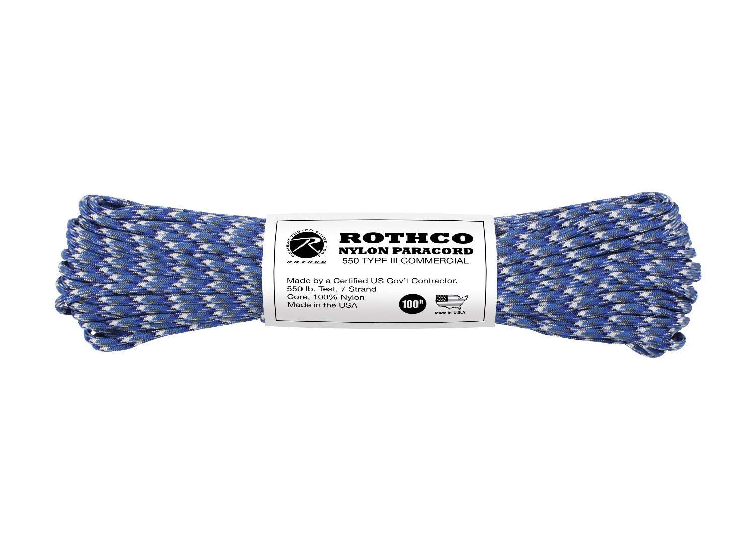 Rothco Nylon Paracord Type III 550 LB - Tactical Choice Plus