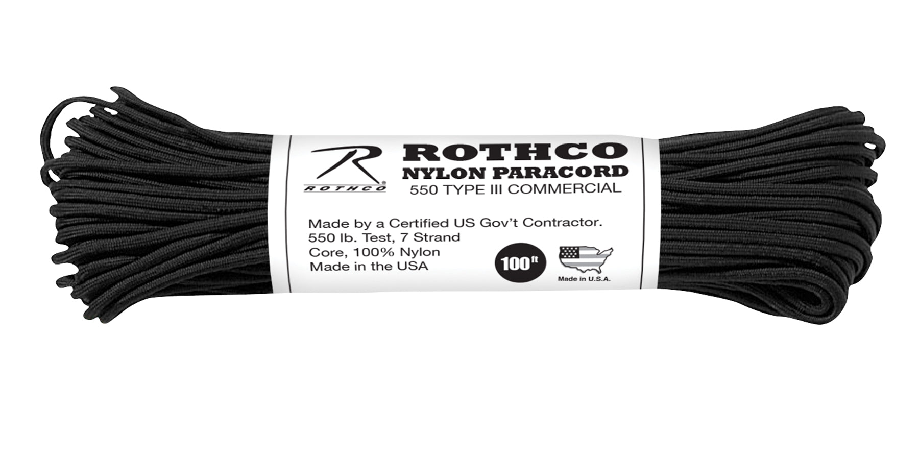 Rothco Nylon Paracord Type III 550 LB - Tactical Choice Plus