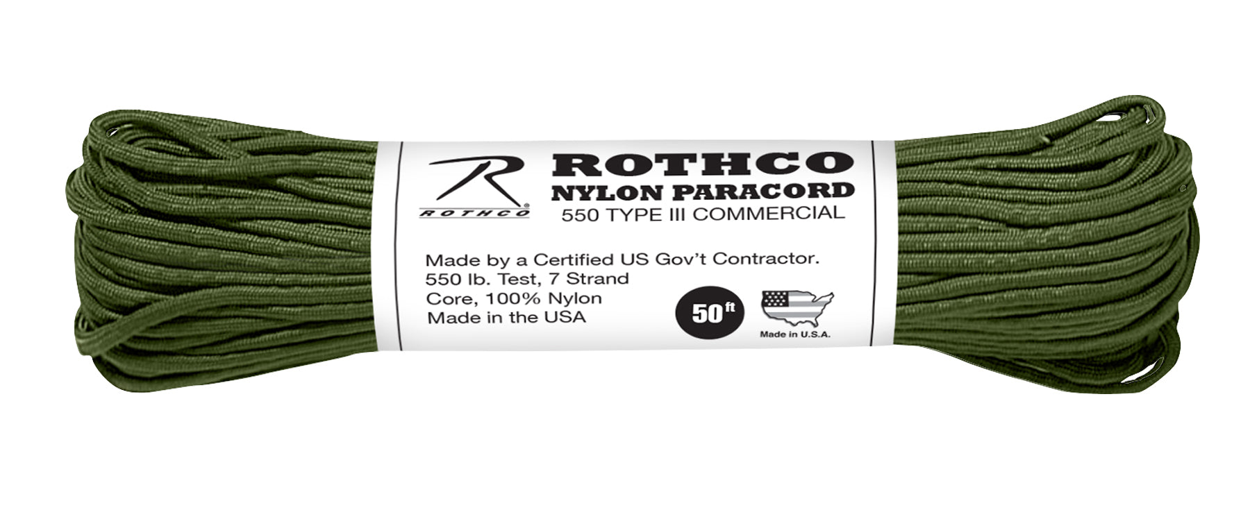 Rothco Nylon Paracord Type III 550 LB - Tactical Choice Plus