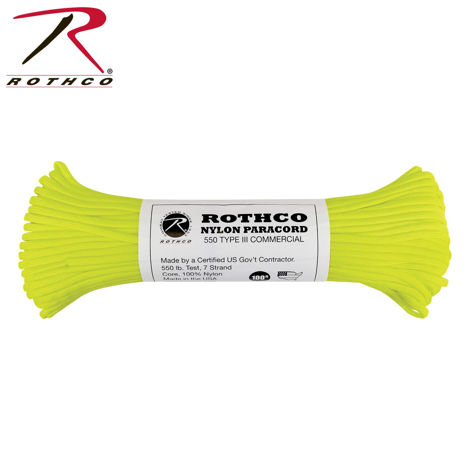 Rothco Nylon Paracord Type III 550 LB - Tactical Choice Plus