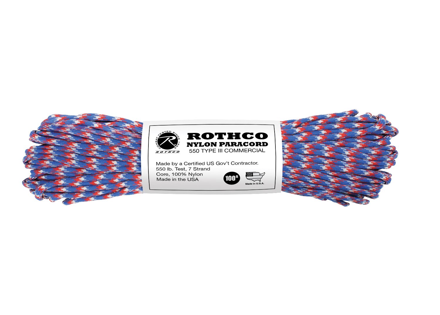 Rothco Nylon Paracord Type III 550 LB - Tactical Choice Plus